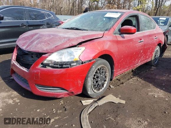 2014 Nissan Sentra SR with VIN 3N1AB7AP0EY329686, listed as a IAAI auction lot 41355239 with 101,258 mi miles and . Bid and sale history available at DreamBid. Image 2.