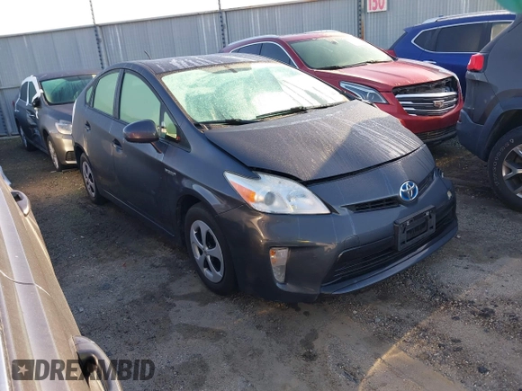 2015 Toyota Prius Four with VIN JTDKN3DU1F1949939, listed as a IAAI auction lot 41741074 with 186,714 mi miles. Bid and sale history available at carsss.com. Image 1.