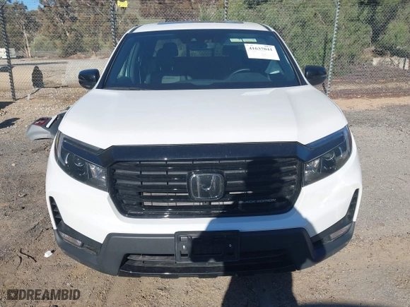 2023 Honda Ridgeline Black Edition with VIN 5FPYK3F85PB040346, listed as a IAAI auction lot 41637041 with 13,137 mi miles. Bid and sale history available at carsss.com. Image 12.