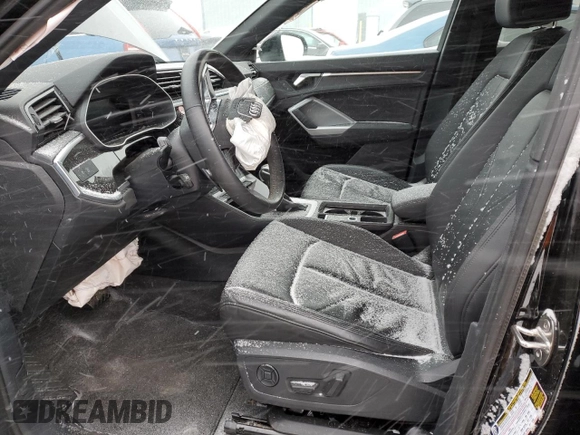 2023 Audi Q3 S line Premium with VIN WA1DECF33P1090295, listed as a Copart auction lot 45247155 with Not provided miles and Salvage title. Bid and sale history available at DreamBid. Image 7.