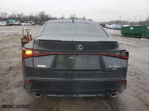 2021 Lexus IS with VIN JTHGZ1E26M5020703, listed as a Copart auction lot 85251404 with NaN miles and Salvage Title. Bid and sale history available at carsss.com. Image 6.