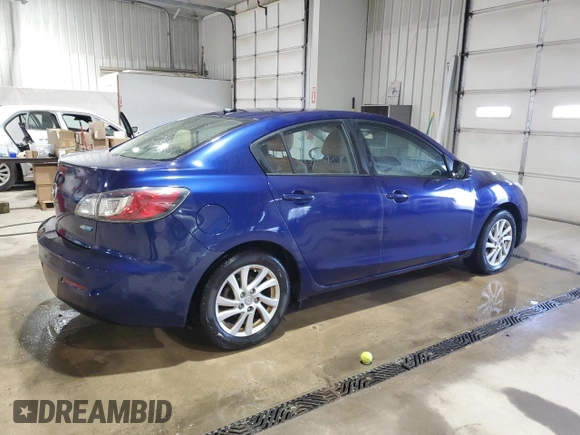 2012 Mazda 3 i Grand Touring with VIN JM1BL1W85C1566561, listed as a Copart auction lot 53726635 with 103,104 mi miles and Salvage Title. Bid and sale history available at carsss.com. Image 3.