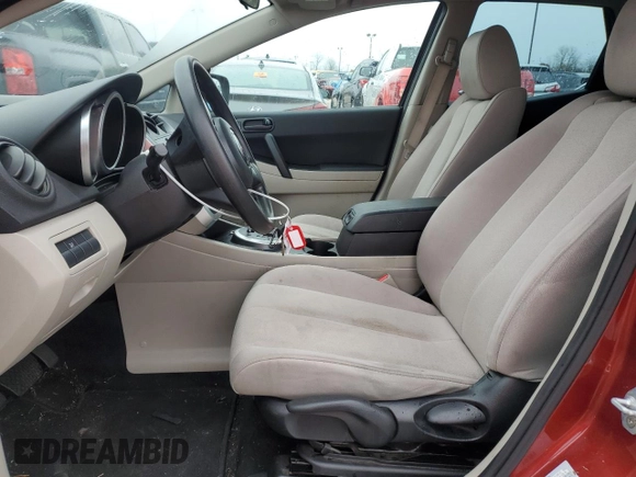 2007 Mazda CX-7 Sport with VIN JM3ER293370158676, listed as a Copart auction lot 81579654 with 130,682 mi miles and Salvage Title. Bid and sale history available at carsss.com. Image 7.