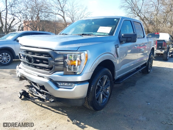 2023 Ford F-150 XL with VIN 1FTEW1EP0PFD33788, listed as a IAAI auction lot 41492774 with 24,809 mi miles. Bid and sale history available at carsss.com. Image 19.