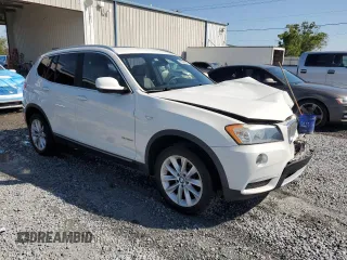 2012 BMW X3 28i with VIN 5UXWX5C5XCL720059, listed as a Copart auction lot 49326465 with 107,977 mi miles and Salvage Title. Bid and sale history available at DreamBid. Image 4.