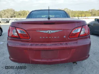 2008 Chrysler Sebring LX with VIN 1C3LC45K18N231952, listed as a Copart auction lot 78195234 with 0 mi miles and Salvage Title. Bid and sale history available at carsss.com. Image 6.