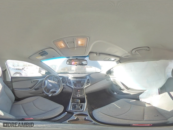 2014 Hyundai Elantra SE with VIN KMHDH4AE4EU198265, listed as a Copart auction lot 48702395 with 80,487 mi miles and Salvage Title. Bid and sale history available at carsss.com. Image 12.