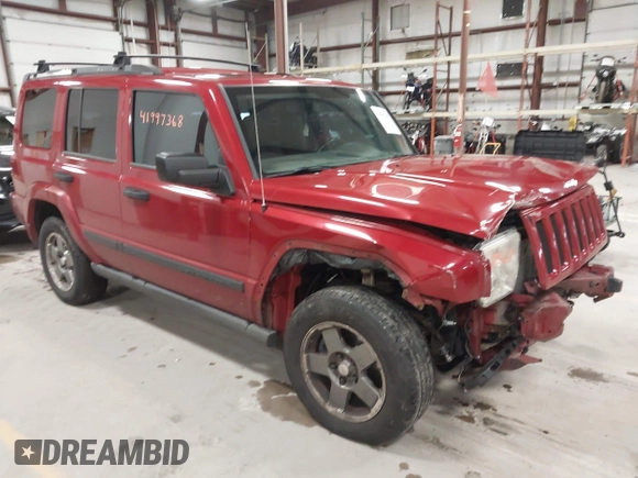 2006 Jeep Commander with VIN 1J8HG48K16C302814, listed as a IAAI auction lot 41997368 with 218,598 mi miles and . Bid and sale history available at DreamBid. Image 1.