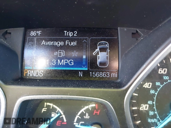 2016 Ford Escape SE with VIN 1FMCU0G99GUC19883, listed as a IAAI auction lot 41726858 with 156,863 mi miles. Bid and sale history available at carsss.com. Image 7.