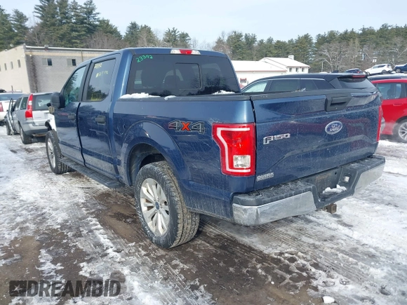 2016 Ford F-150 XLT with VIN 1FTEW1EP9GFD46412, listed as a IAAI auction lot 41539920 with 163,139 mi miles. Bid and sale history available at carsss.com. Image 3.