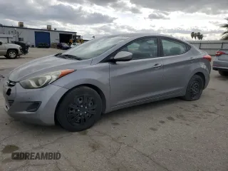 2012 Hyundai Elantra GLS with VIN KMHDH4AE6CU447050, listed as a Copart auction lot 47224015 with 0 mi miles and Clean Title. Bid and sale history available at carsss.com. Image 1.