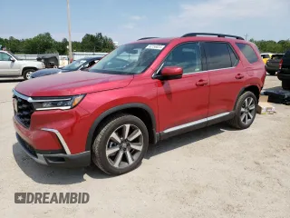 2024 Honda Pilot Touring with VIN 5FNYG1H72RB042609, listed as a Copart auction lot 60156024 with 1,923 mi miles and Salvage Title. Bid and sale history available at carsss.com. Image 1.