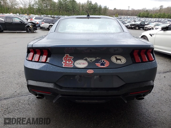 2024 Ford Mustang EcoBoost with VIN 1FA6P8TH6R5110157, listed as a Copart auction lot 52413245 with 9,210 mi miles and Clean Title. Bid and sale history available at DreamBid. Image 6.