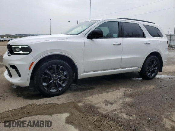 2024 Dodge Durango SXT с VIN 1C4RDJAG7RC144265, выставлен на аукционе Copart как лот 57997445 с пробегом 23 735 миль миль и Чистый • Clean title. История ставок и продаж доступна на DreamBid. Изображение 1.