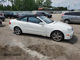 2006 Mercedes-Benz CLK-Class 3.5L with VIN WDBTK56H56F178542, listed as a Copart auction lot 67476684 with 126,404 mi miles and Salvage Title. Bid and sale history available at carsss.com. Image 4.