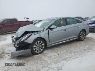2017 Hyundai Sonata Sport with VIN 5NPE34AFXHH581593, listed as a Copart auction lot 41875105 with 63,760 mi miles and Salvage Title. Bid and sale history available at carsss.com. Image 1.