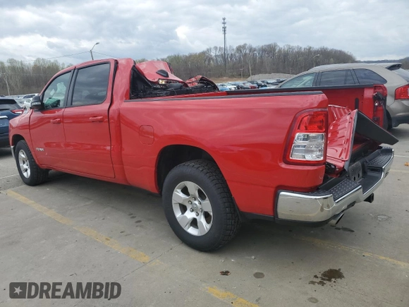 2021 Ram 1500 Big Horn z VIN 1C6SRFMT0MN796805, wystawiony jako Copart lot #51734255 z przebiegiem 83 877 mil mil oraz Szkoda całkowita • Salvage title. Historia ofert i sprzedaży dostępna na DreamBid. Obrazek 2.