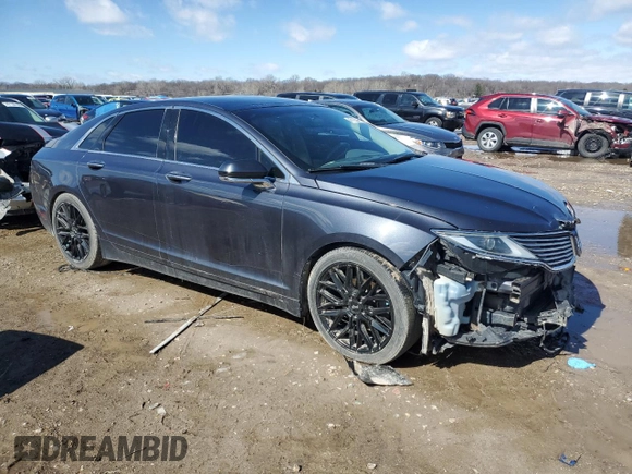 2013 Lincoln MKZ with VIN 3LN6L2J99DR800226, listed as a Copart auction lot 47105465 with Not Provided miles and Salvage Title. Bid and sale history available at DreamBid. Image 4.