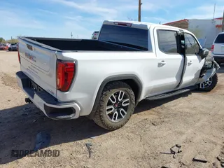 2021 GMC Sierra 1500 AT4 with VIN 1GTP9EEDXMZ438376, listed as a IAAI auction lot 41493892 with 1 mi miles. Bid and sale history available at carsss.com. Image 4.
