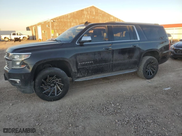 2017 Chevrolet Suburban Premier with VIN 1GNSKJKC3HR178810, listed as a Copart auction lot 83081394 with 0 mi miles and Salvage Title. Bid and sale history available at carsss.com. Image 1.