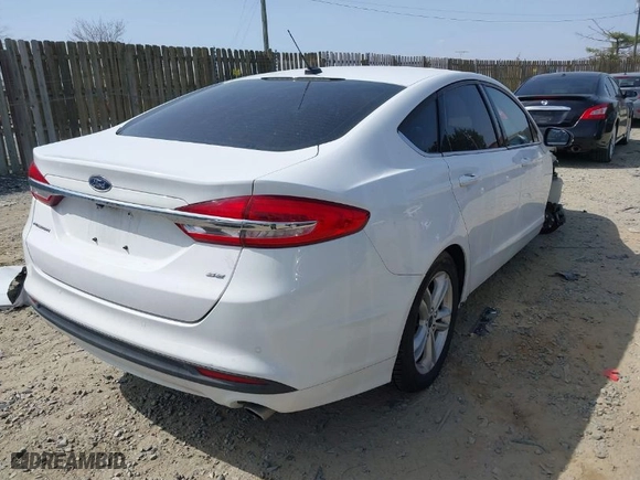 2018 Ford Fusion SE with VIN 3FA6P0H75JR278410, listed as a IAAI auction lot 41829129 with 135,404 mi miles. Bid and sale history available at carsss.com. Image 4.