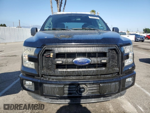2016 Ford F-150 XLT with VIN 1FTEW1C85GKE17057, listed as a Copart auction lot 55688715 with 94,637 mi miles and Salvage title. Bid and sale history available at DreamBid. Image 5.