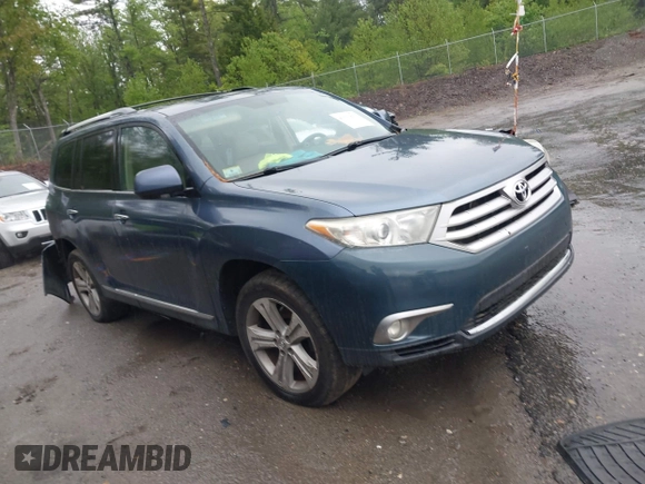 2012 Toyota Highlander Limited with VIN 5TDDK3EH8CS173407, listed as a IAAI auction lot 42327833 with 128,909 mi miles and . Bid and sale history available at DreamBid. Image 1.