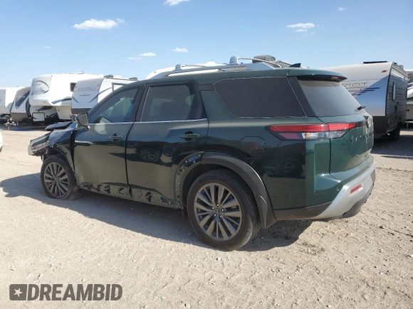 2024 Nissan Pathfinder SL with VIN 5N1DR3CDXRC252174, listed as a Copart auction lot 46054675 with 10,589 mi miles and Salvage title. Bid and sale history available at DreamBid. Image 2.