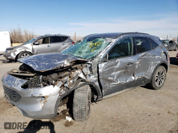 2021 Ford Escape SEL with VIN 1FMCU0H6XMUA57181, listed as a Copart auction lot 49825065 with 80,293 mi miles and Salvage title. Bid and sale history available at DreamBid. Image 1.