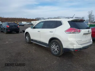 2014 Nissan Rogue SL with VIN 5N1AT2MV6EC853940, listed as a IAAI auction lot 41866987 with 88,192 mi miles. Bid and sale history available at carsss.com. Image 3.