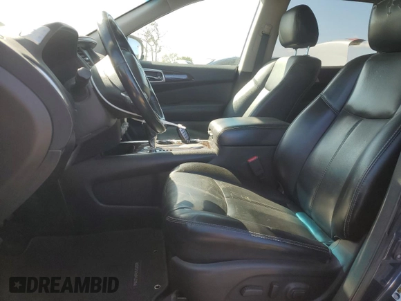 2016 Nissan Pathfinder S with VIN 5N1AR2MNXGC602906, listed as a Copart auction lot 52169205 with 118,194 mi miles and Salvage Title. Bid and sale history available at carsss.com. Image 7.