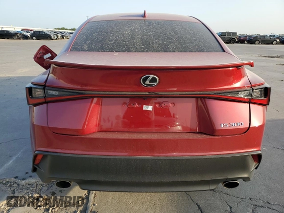 2022 Lexus IS with VIN JTHDA1D2XN5118632, listed as a Copart auction lot 63076184 with 24,948 mi miles and Clean Title. Bid and sale history available at carsss.com. Image 6.