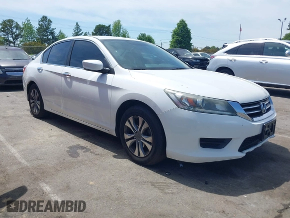 2014 Honda Accord LX z VIN 1HGCR2F34EA032548, wystawiony jako IAAI lot #42054306 z przebiegiem 139 625 mil mil oraz . Historia ofert i sprzedaży dostępna na DreamBid. Obrazek 1.