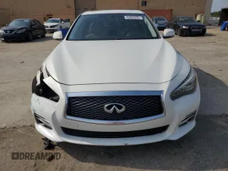2015 Infiniti Q50 Premium with VIN JN1BV7AP5FM338254, listed as a Copart auction lot 43929335 with 119,056 mi miles and Salvage title. Bid and sale history available at DreamBid. Image 5.