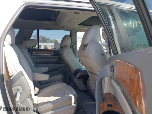 2012 Buick Enclave Leather with VIN 5GAKRCED9CJ129124, listed as a IAAI auction lot 41985885 with 154,008 mi miles. Bid and sale history available at carsss.com. Image 8.