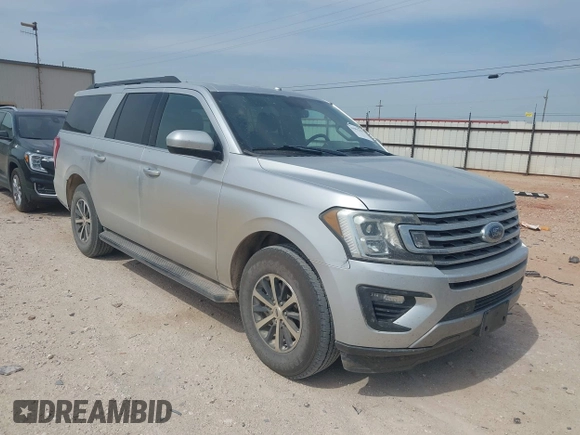 2018 Ford Expedition Max XLT with VIN 1FMJK1HT7JEA28509, listed as a IAAI auction lot 41991279 with 162,266 mi miles and . Bid and sale history available at DreamBid. Image 1.
