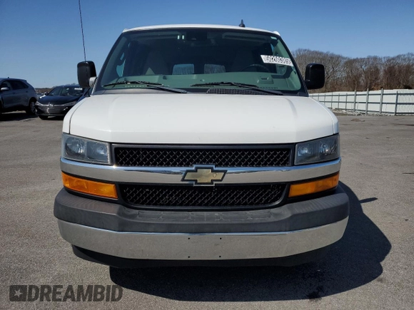 2020 Chevrolet Express Passenger LT with VIN 1GAZGPFG8L1176429, listed as a Copart auction lot 50260385 with 91,431 mi miles and Clean title. Bid and sale history available at DreamBid. Image 5.
