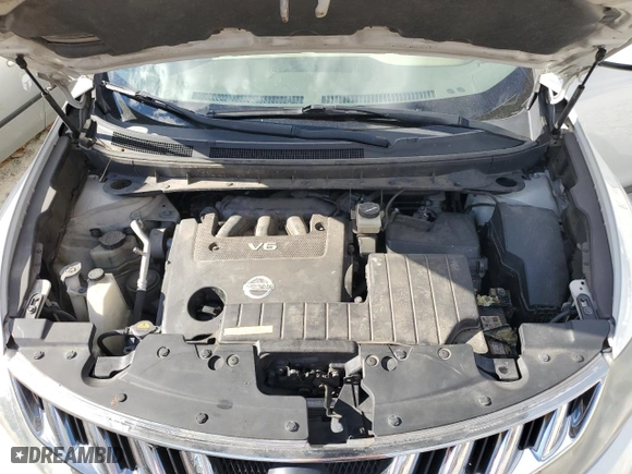 2010 Nissan Murano S with VIN JN8AZ1MU7AW019645, listed as a Copart auction lot 41592235 with 211,586 mi miles and Non Repairable. Bid and sale history available at carsss.com. Image 11.