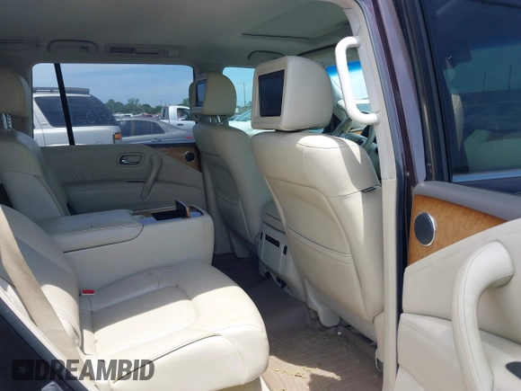2013 Infiniti QX56 with VIN JN8AZ2NE9D9060178, listed as a IAAI auction lot 42058533 with 139,267 mi miles. Bid and sale history available at carsss.com. Image 8.