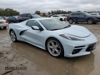 2020 Chevrolet Corvette 3LT with VIN 1G1Y83D49L5113844, listed as a Copart auction lot 38703224 with 11,054 mi miles and Salvage Title. Bid and sale history available at carsss.com. Image 4.