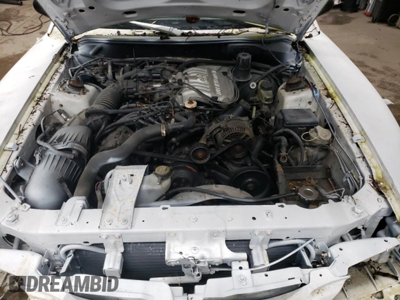 1995 Ford Mustang with VIN 1FALP404XSF266697, listed as a Copart auction lot 47772545 with 97,995 mi miles and Clean Title. Bid and sale history available at carsss.com. Image 11.