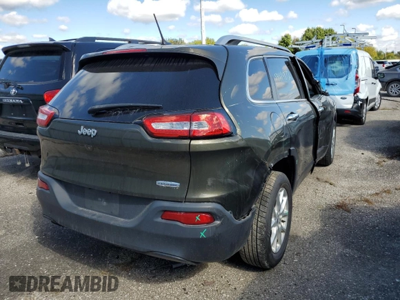 2015 Jeep Cherokee Latitude with VIN 1C4PJLCB3FW720876, listed as a Copart auction lot 54414872 with 82,413 mi miles and Salvage Title. Bid and sale history available at carsss.com. Image 4.
