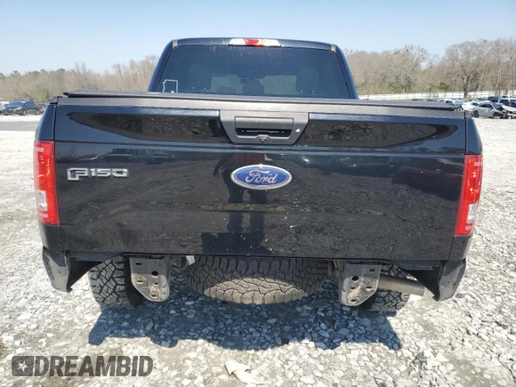 2017 Ford F-150 XL with VIN 1FTEW1EF7HFA77657, listed as a Copart auction lot 48496885 with 100,745 mi miles and Salvage Title. Bid and sale history available at carsss.com. Image 6.