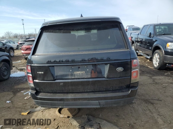 2019 Land Rover Range Rover HSE z VIN SALGS2SV2KA529386, wystawiony jako Copart lot #47824445 z przebiegiem 83 456 mil mil oraz Czysty tytuł • Clean title. Historia ofert i sprzedaży dostępna na DreamBid. Obrazek 6.