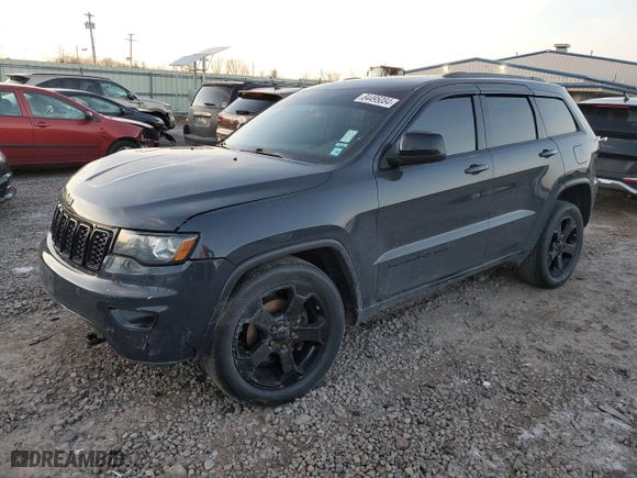2018 Jeep Grand Cherokee Laredo E with VIN 1C4RJFAG3JC406132, listed as a Copart auction lot 84495084 with 89,760 mi miles and Non Repairable. Bid and sale history available at carsss.com. Image 1.