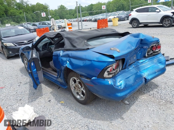 1995 Ford Mustang with VIN 1FALP4449SF205321, listed as a IAAI auction lot 42446725 with 263,272 mi miles and . Bid and sale history available at DreamBid. Image 3.