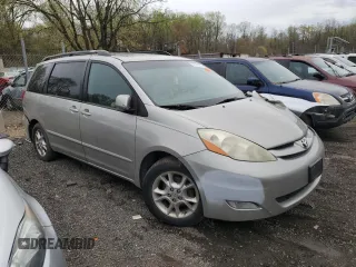 2006 Toyota Sienna XLE with VIN 5TDZA22C16S403014, listed as a Copart auction lot 51756235 with 201,259 mi miles and Salvage Title. Bid and sale history available at carsss.com. Image 4.