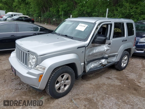2011 Jeep Liberty Sport Jet with VIN 1J4PN2GK9BW527970, listed as a IAAI auction lot 42312106 with 195,475 mi miles and . Bid and sale history available at DreamBid. Image 2.