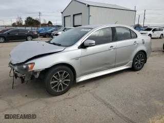 2017 Mitsubishi Lancer ES with VIN JA32U2FUXHU007558, listed as a Copart auction lot 47602055 with 156,130 mi miles and Salvage Title. Bid and sale history available at carsss.com. Image 1.