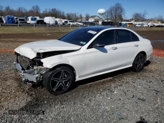 2018 Mercedes-Benz E-Class E 300 with VIN WDDZF4KB2JA432893, listed as a Copart auction lot 50223435 with 155,372 mi miles and Salvage Title. Bid and sale history available at carsss.com. Image 1.
